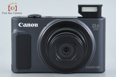 【中古】Canon キヤノン PowerShot SX620 HS ブラック コンパクトデジタルカメラ 元箱付き