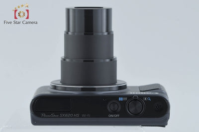 【中古】Canon キヤノン PowerShot SX620 HS ブラック コンパクトデジタルカメラ 元箱付き