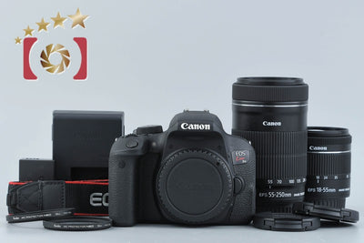 [Used] Canon EOS Kiss X9i Double Zoom Kit - Low Shutter Count