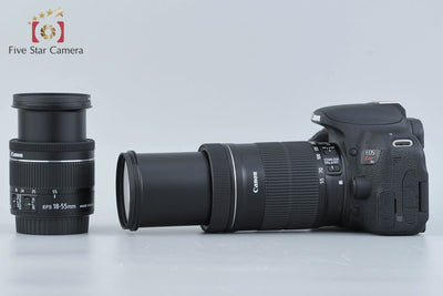 [Used] Canon EOS Kiss X9i Double Zoom Kit - Low Shutter Count