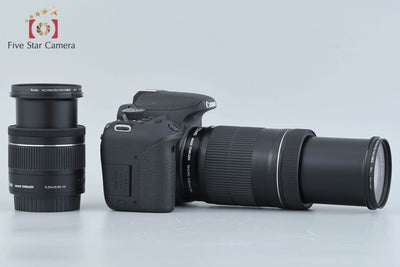[Used] Canon EOS Kiss X9i Double Zoom Kit - Low Shutter Count
