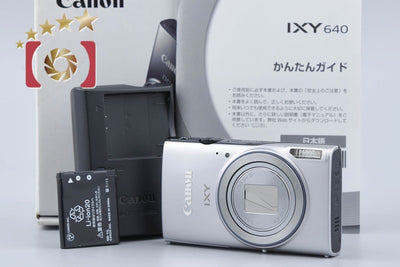 [Used] Canon IXY 640 Silver Compact Digital Camera with Original Box