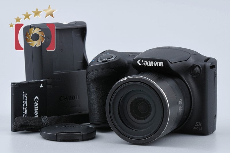 [Used] Canon PowerShot SX410 IS Black Compact Digital Camera