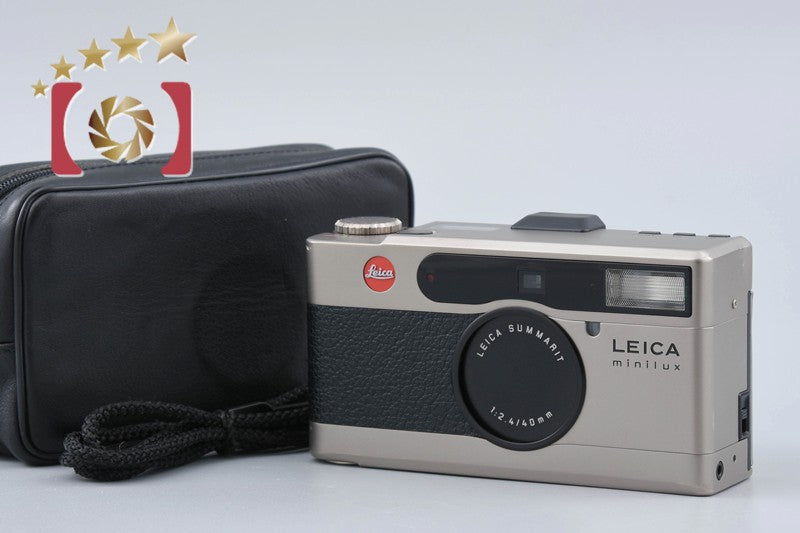 [Used] Leica minilux Silver Compact Film Camera