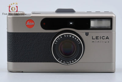 [Used] Leica minilux Silver Compact Film Camera