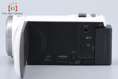 [Used] Panasonic HC-V480MS White Digital High-Definition Video Camera with Original Box
