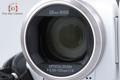 [Used] Panasonic HC-V480MS White Digital High-Definition Video Camera with Original Box