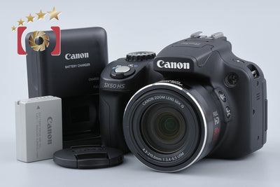 [Used] Canon PowerShot SX50 HS Black Compact Digital Camera