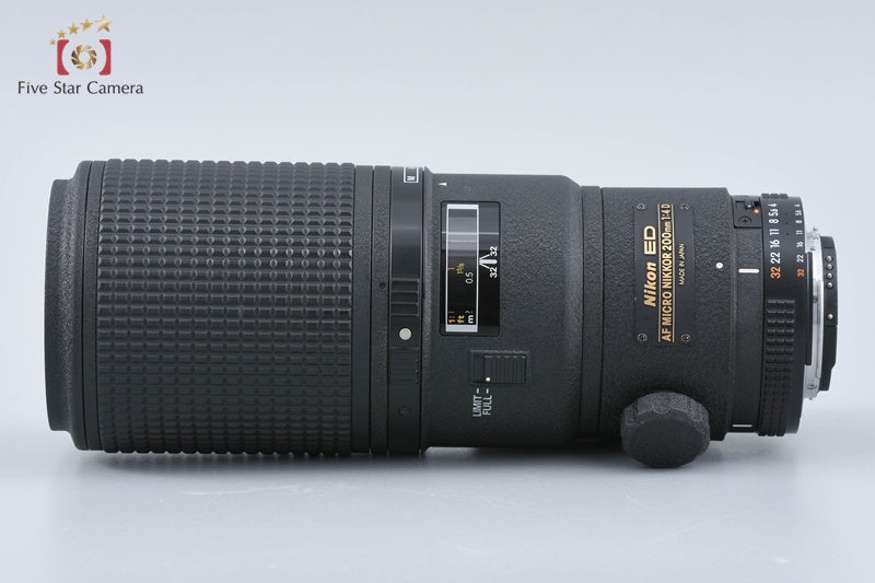 中古】Nikon ニコン AF MICRO NIKKOR 200mm f/4 D ED – Five Star