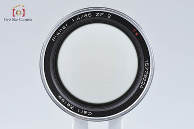 【中古】Carl Zeiss カールツァイス Planar 85mm f/1.4 ZF.2 T* ニコン用