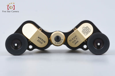 [Used] Nikon Mikron 2000 7x15 CF 7° Gold Binoculars with Original Box