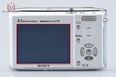 [Used] SONY Sony Cyber-Shot DSC-T5 Silver Compact Digital Camera