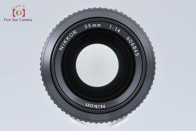[Used] Nikon Ai NIKKOR 35mm f/1.4