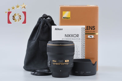 【中古】Nikon ニコン AF-S NIKKOR 35mm f/1.4 G 元箱付き