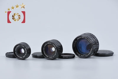 [Used] PENTAX Pentax 110 18mm f/2.8 + 24mm f/2.8 + 50mm f/2.8