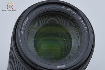 [Used] Nikon AF-P NIKKOR 70-300mm f/4.5-5.6 E ED VR with original box
