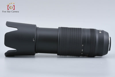 [Used] Nikon AF-P NIKKOR 70-300mm f/4.5-5.6 E ED VR with original box