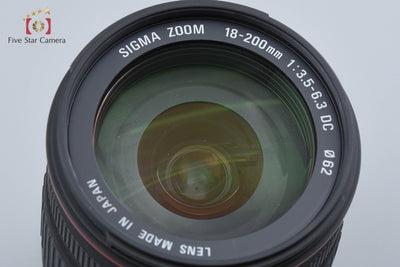 [Used] SIGMA 18-200mm f/3.5-6.3 D DC for Nikon