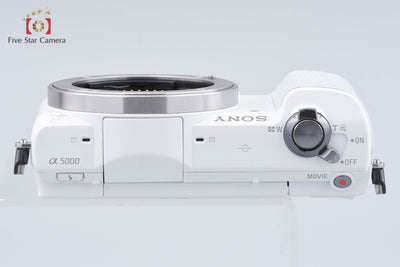 [Used] SONY α5000 ILCE-5000 White Mirrorless Single-Lens Camera (International Version)
