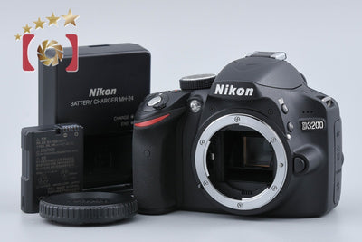 【Used】Nikon D3200 Black Digital SLR Camera - Low Shutter Count