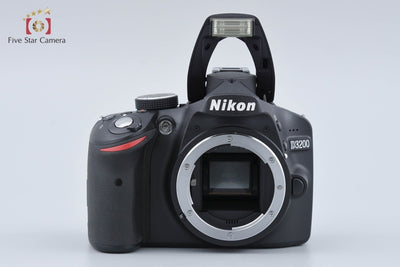 【Used】Nikon D3200 Black Digital SLR Camera - Low Shutter Count