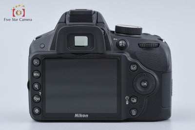 【Used】Nikon D3200 Black Digital SLR Camera - Low Shutter Count