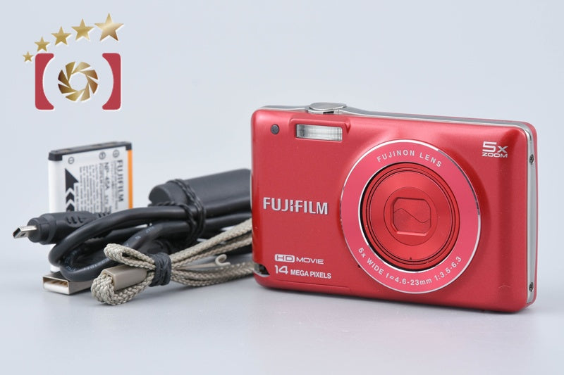 [Used] FUJIFILM FinePix JX600 Red Compact Digital Camera