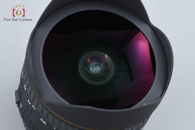 Used: SIGMA 15mm f/2.8 EX DG FISHEYE for Canon