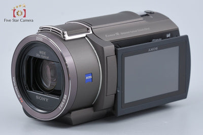 [Used] SONY HANDYCAM FDR-AX40 Bronze Brown Video Camera with Original Box