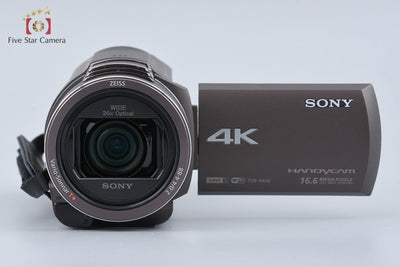 [Used] SONY HANDYCAM FDR-AX40 Bronze Brown Video Camera with Original Box