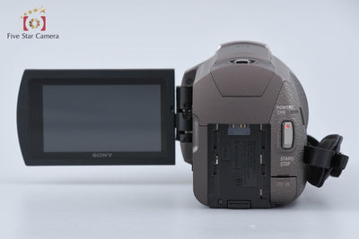 [Used] SONY HANDYCAM FDR-AX40 Bronze Brown Video Camera with Original Box