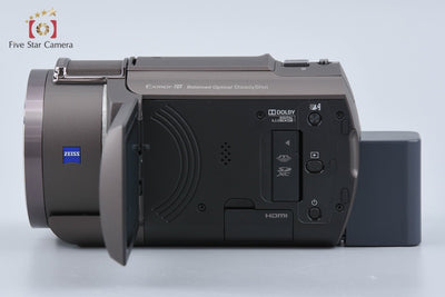 [Used] SONY HANDYCAM FDR-AX40 Bronze Brown Video Camera with Original Box