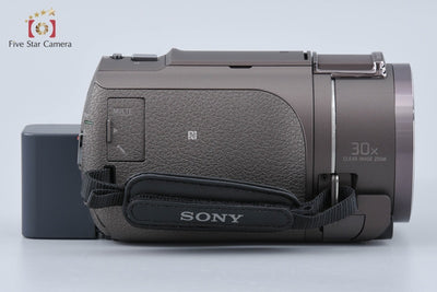 [Used] SONY HANDYCAM FDR-AX40 Bronze Brown Video Camera with Original Box