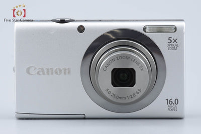 [Used] Canon PowerShot A2300 Silver Compact Digital Camera with Original Box