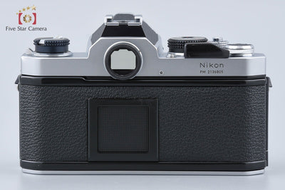 [Used] Nikon FM Early Model Silver Film SLR Camera
