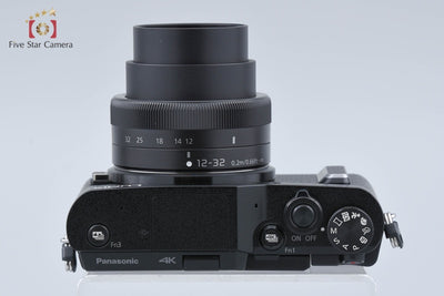 [Used] Panasonic LUMIX DC-GF90 Black + G VARIO 12-32mm f/3.5-5.6 ASPH. MEGA O.I.S. H-FS12032 Low Shutter Count