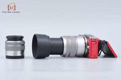 [Used] Panasonic LUMIX DMC-GF6 Double Zoom Lens Kit Red