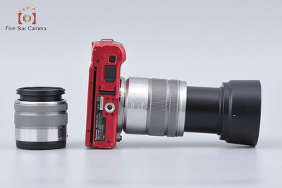 [Used] Panasonic LUMIX DMC-GF6 Double Zoom Lens Kit Red