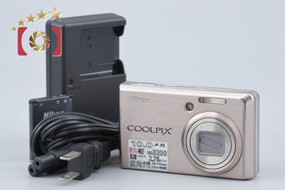 [Used] Nikon COOLPIX S600 Pink Gold Compact Digital Camera