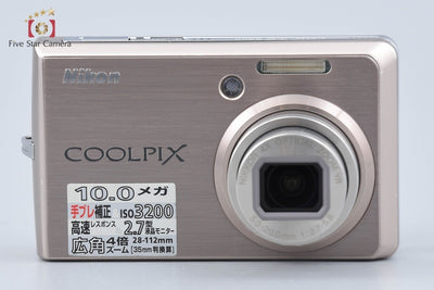 [Used] Nikon COOLPIX S600 Pink Gold Compact Digital Camera