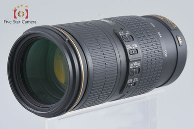 Used Nikon AF-S NIKKOR 70-200mm f/4 G ED VR with Original Box