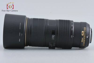 Used Nikon AF-S NIKKOR 70-200mm f/4 G ED VR with Original Box