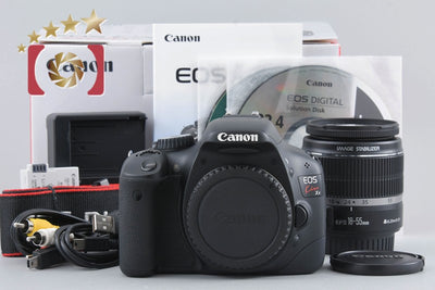 [Used] Canon EOS Kiss X4 EF-S 18-55 IS Lens Kit, Low Shutter Count, With Original Box