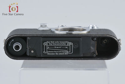 【中古】Leica ライカ IIIf ブラックダイヤル セルフタイマー無し レンジファインダーフィルムカメラ