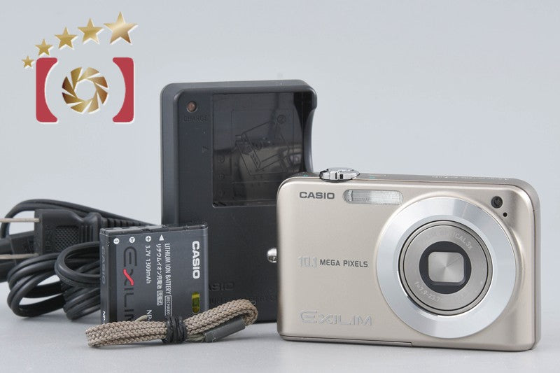 [Used] Casio EXILIM ZOOM EX-Z1050 Gold Compact Digital Camera