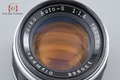 [Used] OLYMPUS Olympus G.ZUIKO AUTO-S 40mm f/1.4 PEN F Mount
