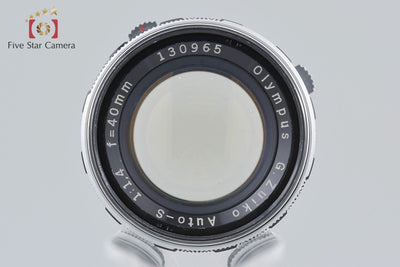 [Used] OLYMPUS Olympus G.ZUIKO AUTO-S 40mm f/1.4 PEN F Mount