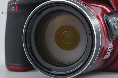 [Used] Nikon COOLPIX P610 Red Compact Digital Camera