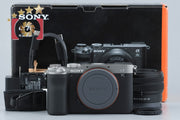 Used SONY α7C ILCE-7C Zoom Lens Kit Silver, Low Shutter Count, With Original Box