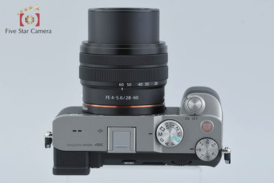 Used SONY α7C ILCE-7C Zoom Lens Kit Silver, Low Shutter Count, With Original Box